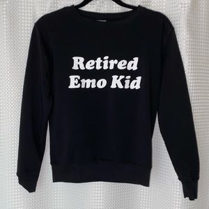 Retired Emo Kid Sweatshirt🖤☠